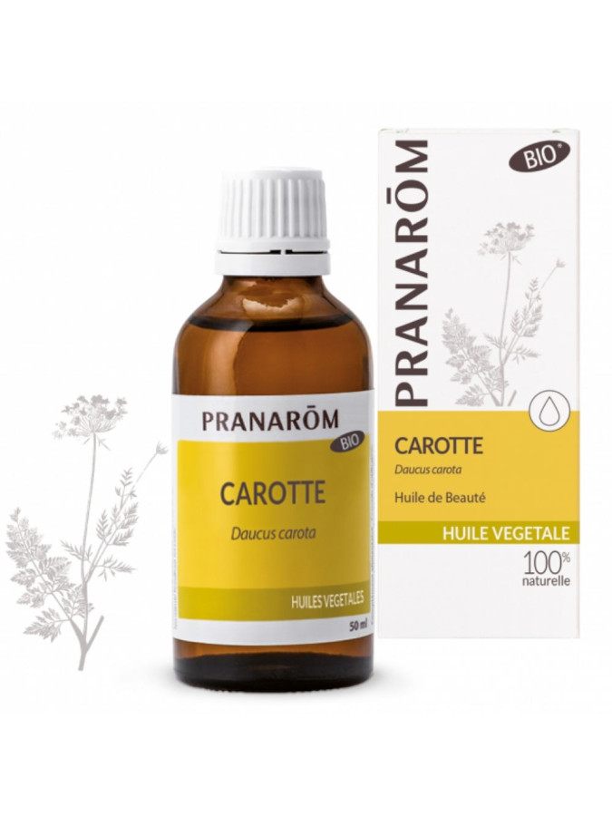Pranarom Huile de Beauté BIO Carotte 50ml
