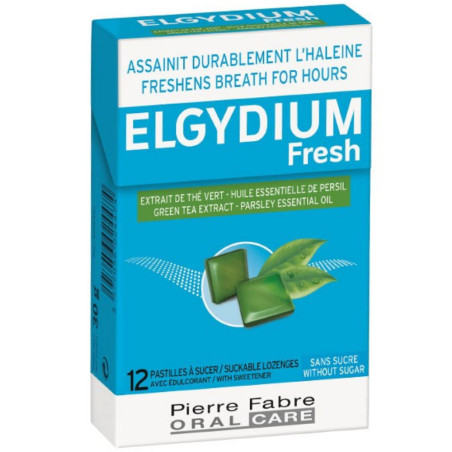 Elgydium Fresh Pastilles à Sucer Sans Sucre 12 unités