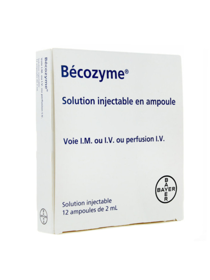 Bayer Becozyme solution injectable 12 ampoules