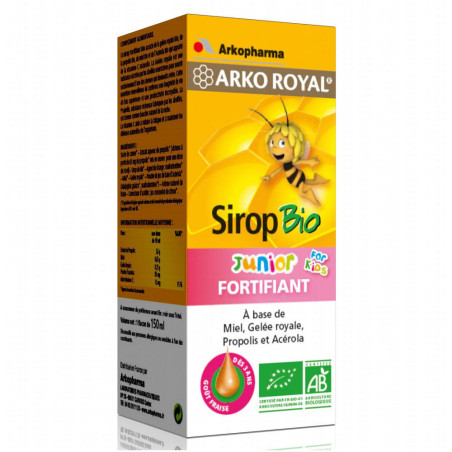 Arkopharma Arkoroyal Sirop Fortifiant Junior Bio 140ml