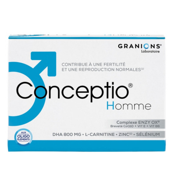 Grande Pharmacie de la Part Dieu - Parapharmacie Conceptio Homme Poudre  Sachets + Capsules B/30+90 - LYON