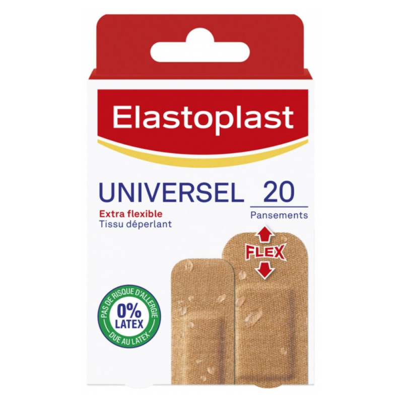 Elastoplast Pansement Universel Flex 20 Pansements 2 Tailles