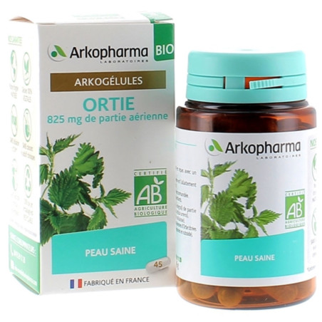 Arkopharma Arkogélules Ortie Peau Saine Bio 45 gélules