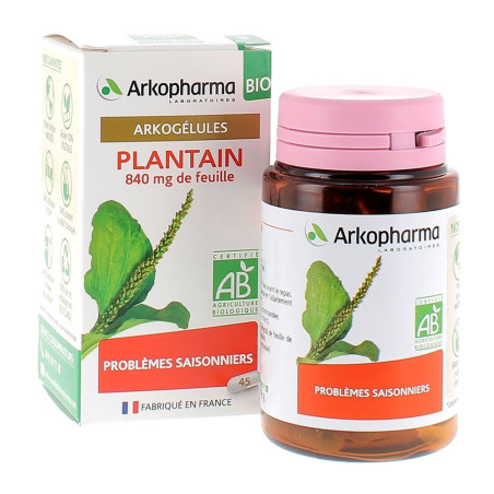 Arkopharma Arkogélules Plantain Bio 45 Gélules