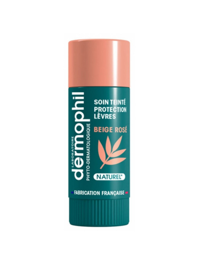 Dermophil Indien Soin Teinté Protection Lèvres Beige Rosé 4g