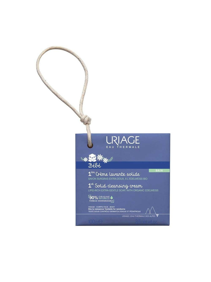 Uriage Bébé 1ère Crème Lavante Solide Savon 100g