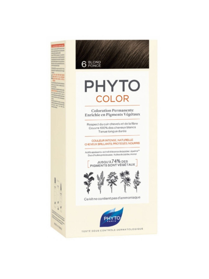 Phyto PhytoColor kit Coloration Permanente 6 Blond Foncé