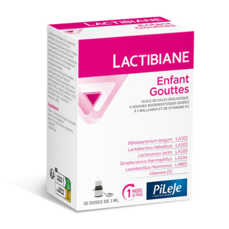 Pilèje Lactibiane enfant en gouttes