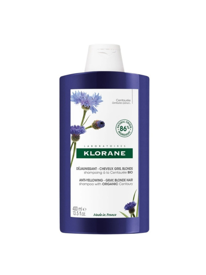 Klorane Centaurée Shampooing Déjaunissant 400ml