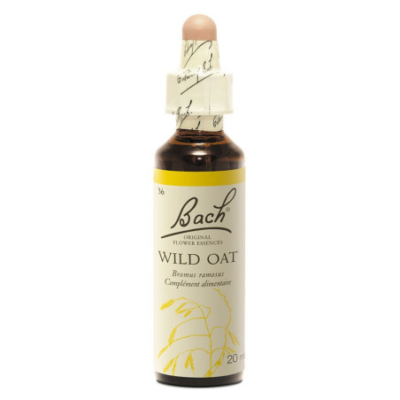 Fleurs de Bach n°36 Wild Oat Folle Avoine 20ml