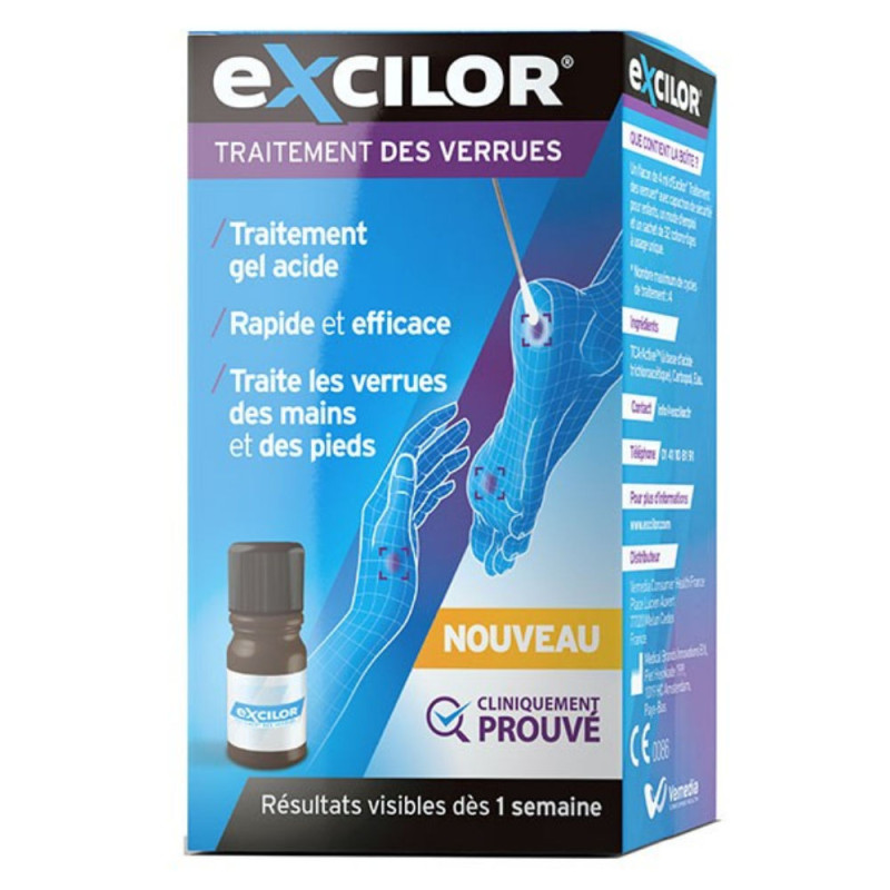 Excilor Traitement des Verrues Gel Acide 4ml