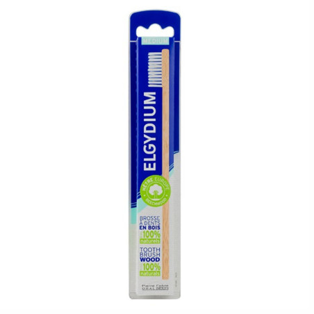 Elgydium Brosse à Dents en Bois Medium