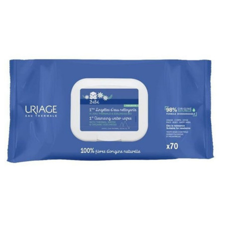 Uriage Bébé 1ere Eau Lingettes Nettoyantes x 70