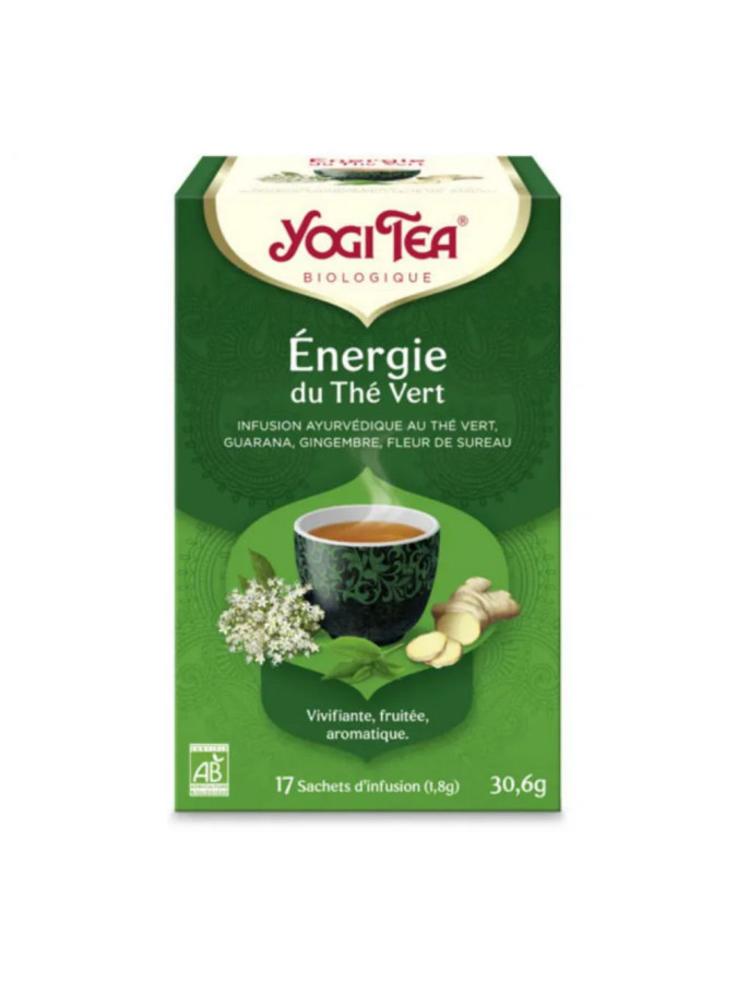 Yogi Tea Energie Du The Vert 17 Sachets