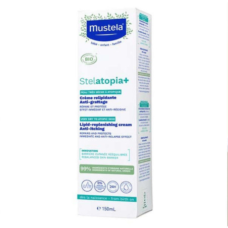Mustela Stelatopia+ Crème Relipidante Bio 150ml