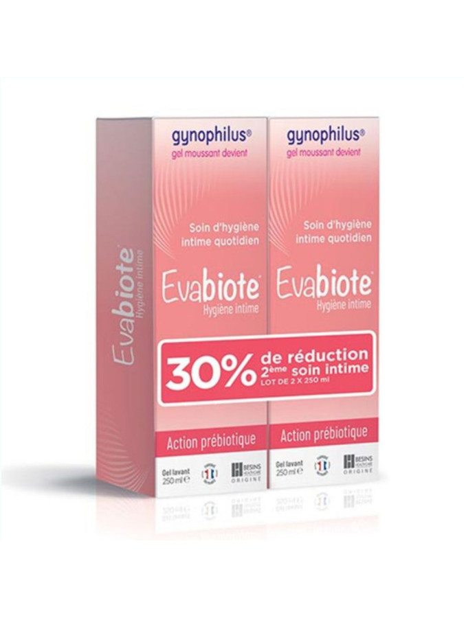 Besins Healthcare Evabiote Hygiène intime gel lavant 2x250ml