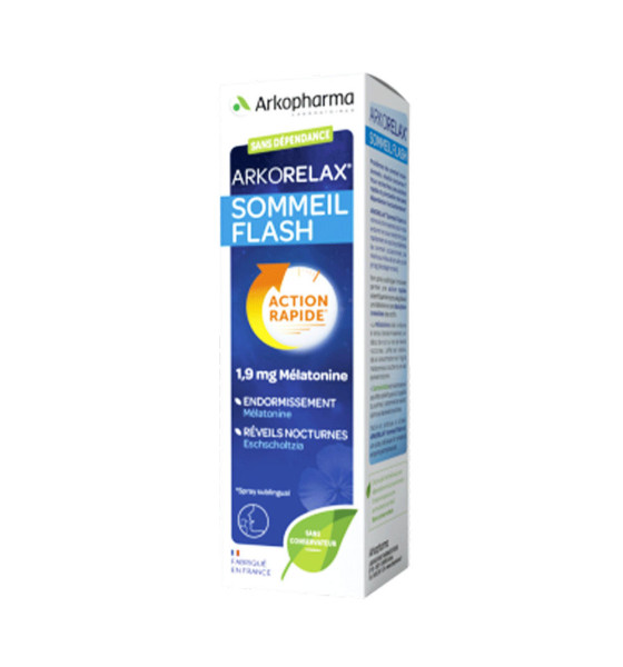 Arkopharma Arkorelax Sommeil Mélatonine Flash Spray 20ml