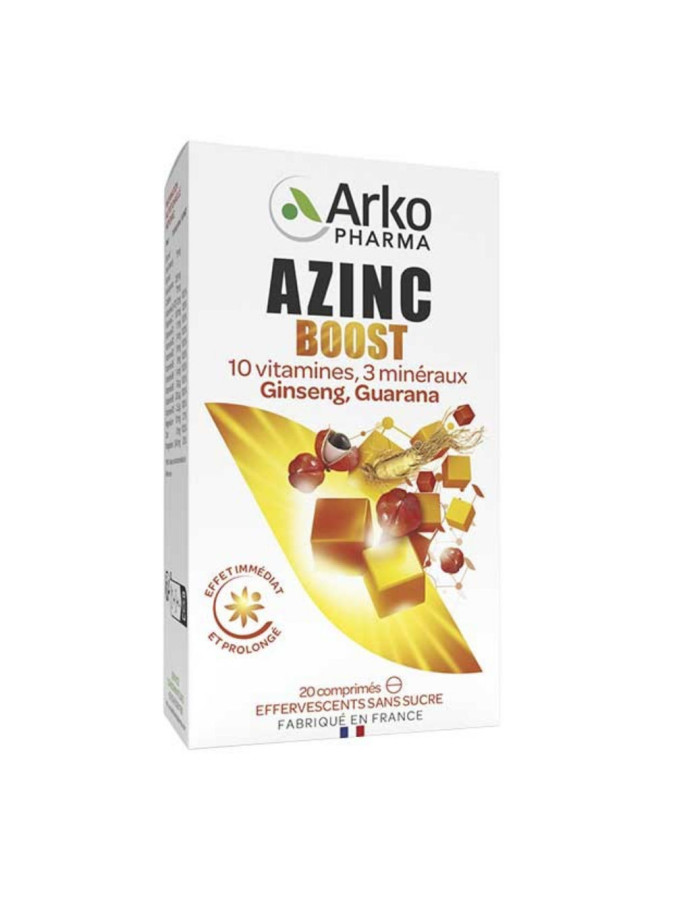 Arkopharma Azinc Boost 20 comprimés effervescents