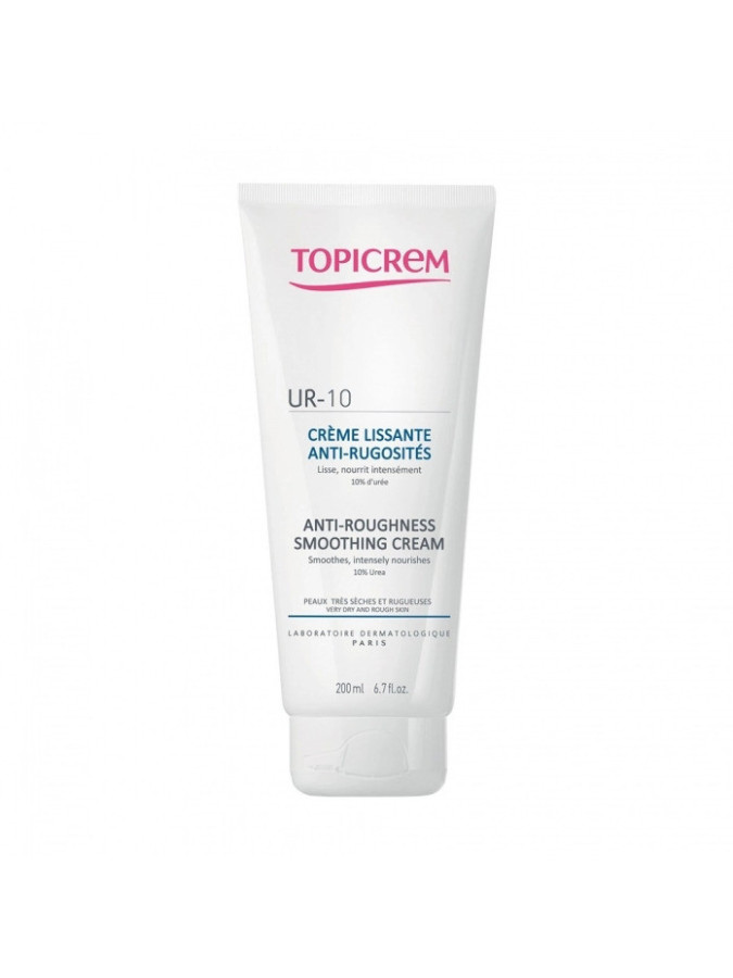 Topicrem UR 10 crème lissante anti-rugosités 200 ml