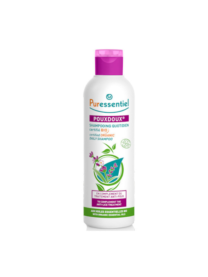 Puressentiel Pouxdoux Shampoing Quotidien Certifié Bio 200ml