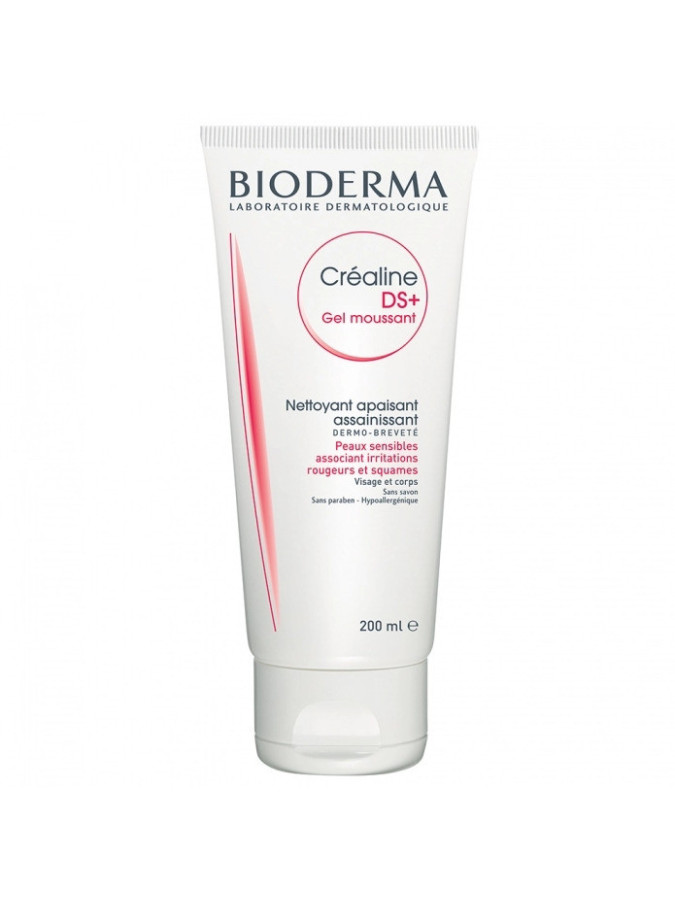 Bioderma Créaline DS+ Gel Moussant Apaisant Assainissant Peaux Sensibles  200ml