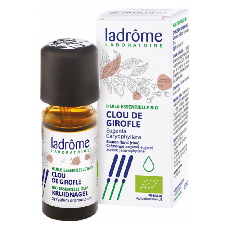 Pranarom - Huile essentielle biologique de Clou de Girofle flacon 10 ml