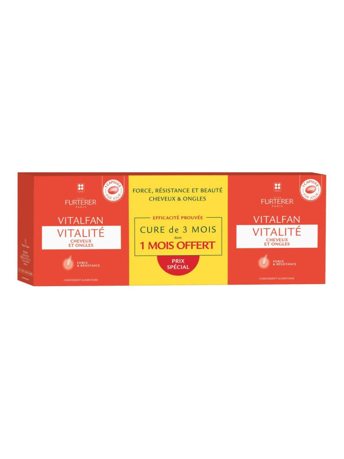 René Furterer Vitalfan Vitalité Lot de 3 x 30 capsules