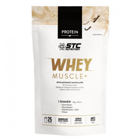 STC Nutrition Whey Muscle+ parfum Vanille 750 g