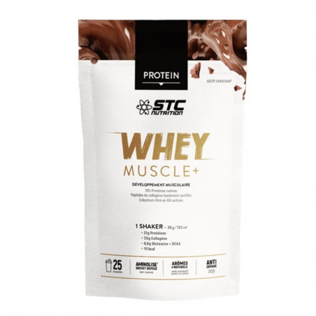 STC Nutrition Whey Muscle+  parfum chocolat 750 g