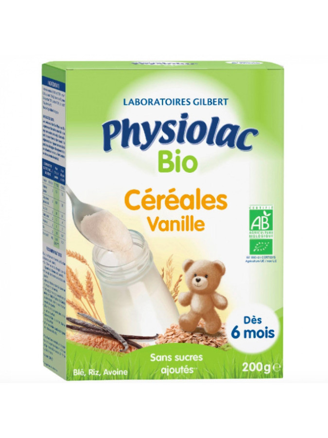 Gilbert Physiolac Bio Céréales aux Légumes +4m 200g