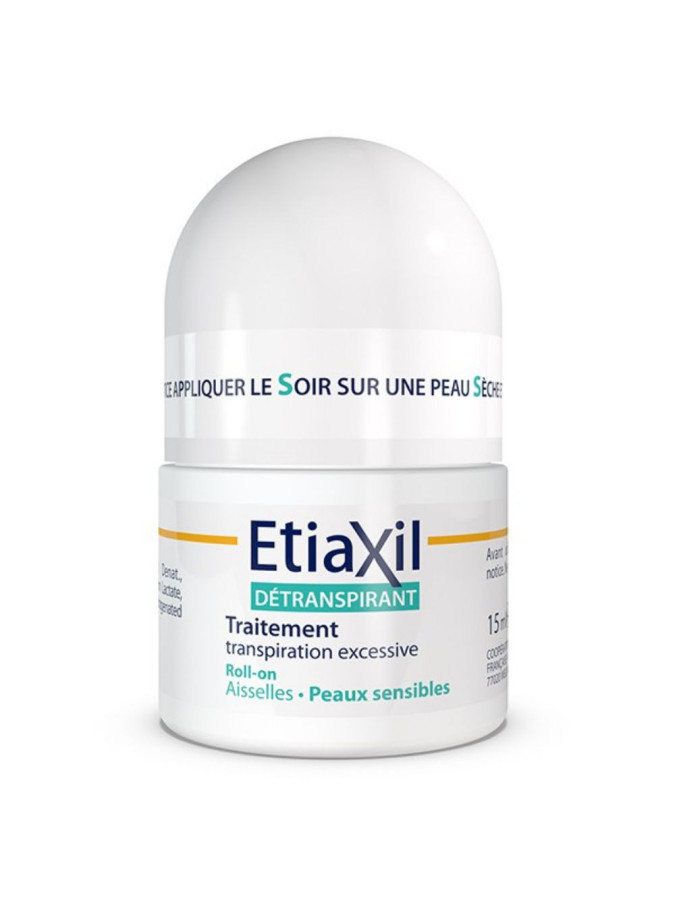Etiaxil Détranspirant Aisselles Peaux Sensibles Roll On 15ml