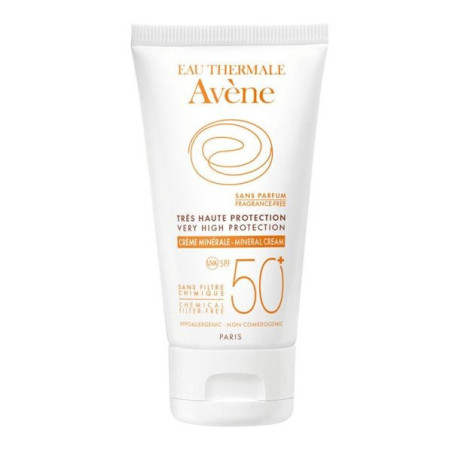 Avene Solaire Peaux Intolérantes Crème Minérale SPF 50+ 50ml