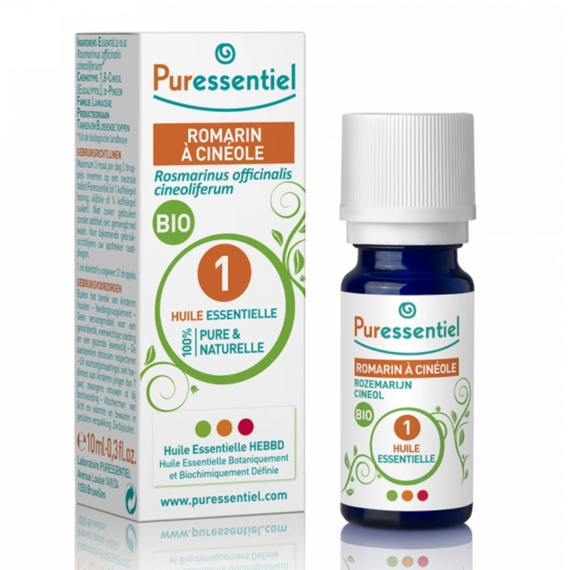 Puressentiel Huile Essentielle Romarin à Cinéole Bio 10ml