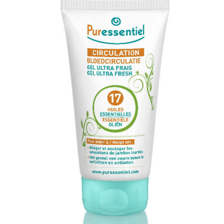 Puressentiel Circulation Gel Ultra Frais aux 17 Huiles Essentielles 125ml