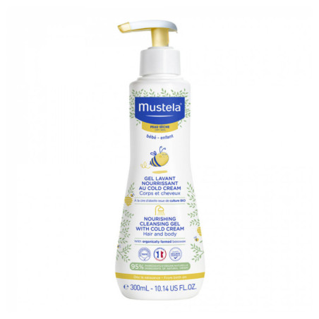 Mustela Gel Lavant Nourrissant au Cold Cream Peau Sèche 300ml