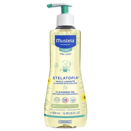 Mustela Stelatopia Huile Lavante peau à tendance atopique 500ml