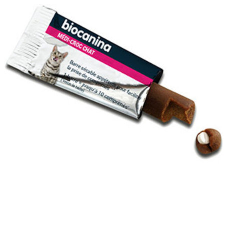 Biocanina Médi-Croc Chat Barre Sécable Appétente 10 g