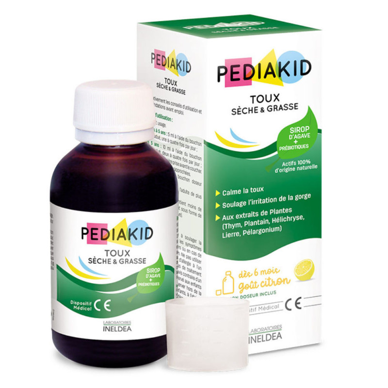 Pediakid Sirop Toux Sèche et Grasse 125 ml